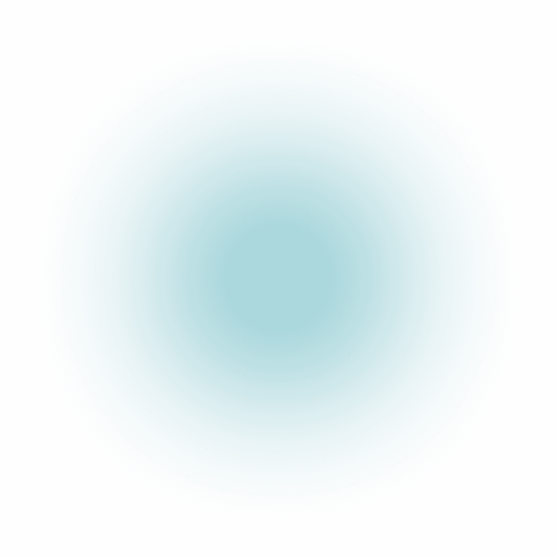 Teal ambient glow effect